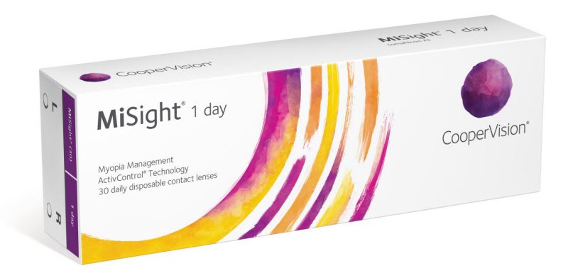 Image of MiSight-1-Day-Contact-Lens box